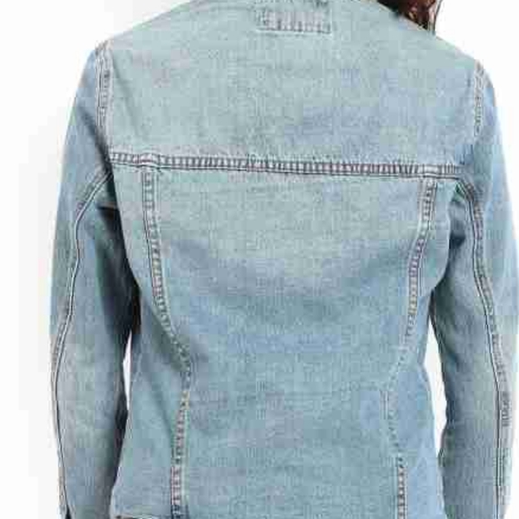 S Forever 21 Jean Jacket with faux fur trim - Picture 6 of 14